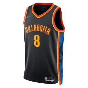 Maillot Homme Oklahoma City Thunder Jalen Williams City Edition 2024-25 Noir Swingman