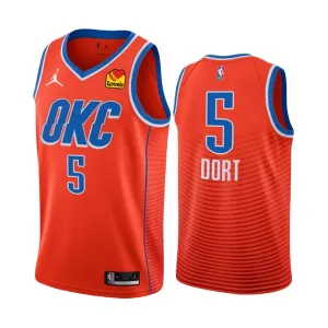 Maillot Homme Oklahoma City Thunder Luguentz Dort 5 Statement Edition 2022-23 Orange Swingman Maillot Homme Oklahoma City Thunder Luguentz Dort 5 Statement Edition 2022-23 Orange Swingman