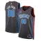 Maillot Homme Oklahoma City Thunder Personnalisé City Edition 2022-23 Noir Swingman