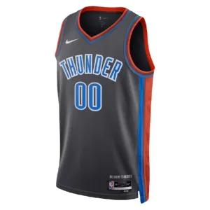 Maillot Homme Oklahoma City Thunder Personnalisé City Edition 2022-23 Noir Swingman