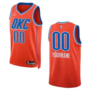 Maillot Homme Oklahoma City Thunder Personnalisé Statement Edition 2022-23 Orange Swingman Maillot Homme Oklahoma City Thunder Personnalisé Statement Edition 2022-23 Orange Swingman