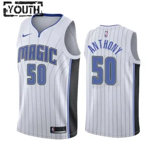 Maillot Enfant Orlando Magic Cole Anthony 50 Association Edition Blanc Swingman Maillot Enfant Orlando Magic Cole Anthony 50 Association Edition Blanc Swingman