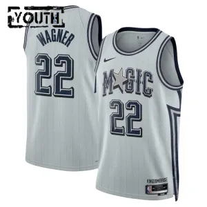 Maillot Enfant Orlando Magic Franz Wagner City Edition 2024-25 Gris Swingman