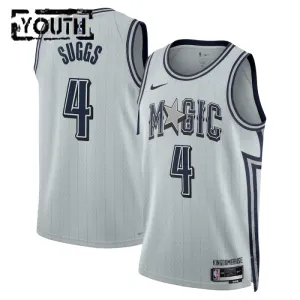 Maillot Enfant Orlando Magic Jalen Suggs City Edition 2024-25 Gris Swingman