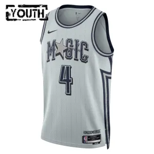 Maillot Enfant Orlando Magic Jalen Suggs City Edition 2024-25 Gris Swingman