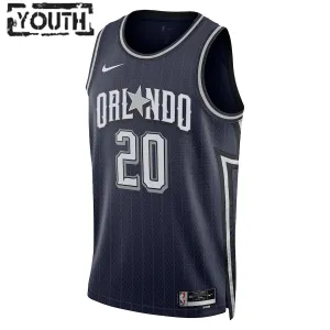 Maillot Enfant Orlando Magic Markelle Fultz City Edition 2023-24 Navy Swingman