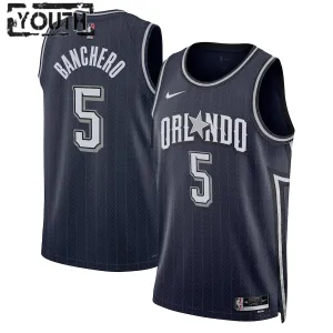 Maillot Enfant Orlando Magic Paolo Banchero City Edition 2023-24 Navy Swingman