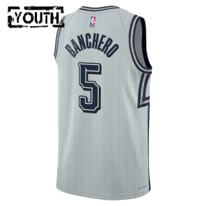 Maillot Enfant Orlando Magic Paolo Banchero City Edition 2024-25 Gris Swingman