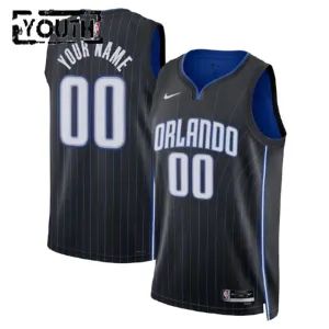 Maillot Enfant Orlando Magic Personnalisé Icon Edition Navy Swingman