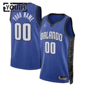 Maillot Enfant Orlando Magic Personnalisé Statement Edition Bleu Swingman