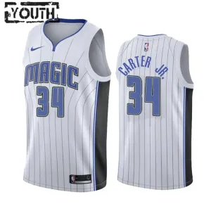 Maillot Enfant Orlando Magic Wendell Carter JR 34 Association Edition Blanc Swingman Maillot Enfant Orlando Magic Wendell Carter JR 34 Association Edition Blanc Swingman