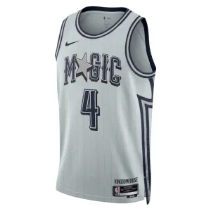 Maillot Homme Orlando Magic Jalen Suggs City Edition 2024-25 Gris Swingman