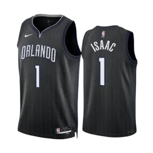 Maillot Homme Orlando Magic Jonathan Isaac 1 City Edition 2022-23 Noir Swingman Maillot Homme Orlando Magic Jonathan Isaac 1 City Edition 2022-23 Noir Swingman