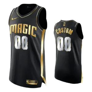 Maillot Homme Orlando Magic Limited Personnalisé Golden Edition Noir Swingman Maillot Homme Orlando Magic Limited Personnalisé Golden Edition Noir Swingman