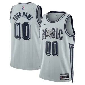Maillot Homme Orlando Magic Personnalisé City Edition 2024-25 Gris Swingman