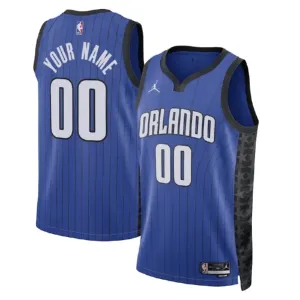 Maillot Homme Orlando Magic Personnalisé Statement Edition Bleu Swingman