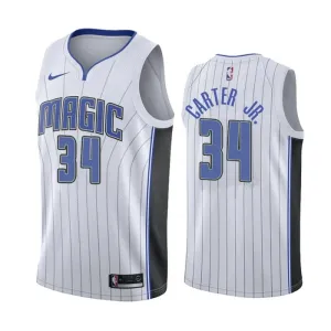 Maillot Homme Orlando Magic Wendell Carter JR 34 Association Edition Blanc Swingman Maillot Homme Orlando Magic Wendell Carter JR 34 Association Edition Blanc Swingman