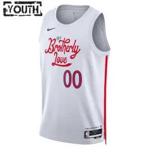 Maillot Enfant Philadelphia 76ers Personnalisé City Edition 2022-23 Swingman