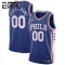 Maillot Enfant Philadelphia 76ers Personnalisé Icon Edition Bleu Swingman