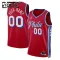 Maillot Enfant Philadelphia 76ers Personnalisé Statement Edition Rouge Swingman