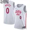 Maillot Enfant Philadelphia 76ers Tyrese Maxey 0 City Edition 2022-23 Blanc Swingman