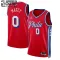 Maillot Enfant Philadelphia 76ers Tyrese Maxey 0 Statement Edition Rouge Swingman