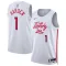 Maillot Homme Philadelphia 76ers James Harden 1 City Edition 2022-23 Blanc Swingman