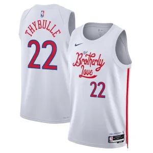Maillot Homme Philadelphia 76ers Matisse Thybulle 22 City Edition 2022-23 Blanc Swingman