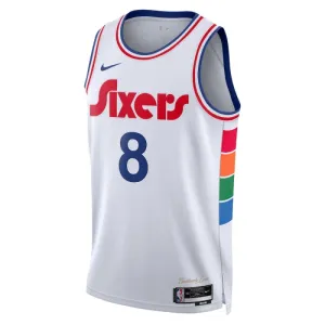Maillot Homme Philadelphia 76ers Paul George City Edition 2024-25 Blanc Swingman