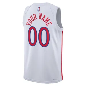 Maillot Homme Philadelphia 76ers Personnalisé City Edition 2022-23 Swingman