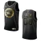 Maillot Homme Philadelphia 76ers Personnalisé Golden Edition Noir Swingman