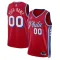Maillot Homme Philadelphia 76ers Personnalisé Statement Edition Rouge Swingman