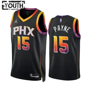Maillot Enfant Phoenix Suns Cameron Payne 15 Statement Edition Noir Swingman Maillot Enfant Phoenix Suns Cameron Payne 15 Statement Edition Noir Swingman