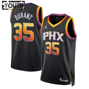 Maillot Enfant Phoenix Suns Kevin Durant 35 Statement Edition Noir Swingman