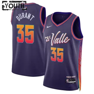 Maillot Enfant Phoenix Suns Kevin Durant City Edition 2023-24 Violet Swingman