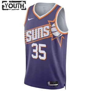 Maillot Enfant Phoenix Suns Kevin Durant Icon Edition 2023-24 Violet Swingman