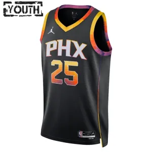Maillot Enfant Phoenix Suns Mikal Bridges 25 Statement Edition Noir Swingman