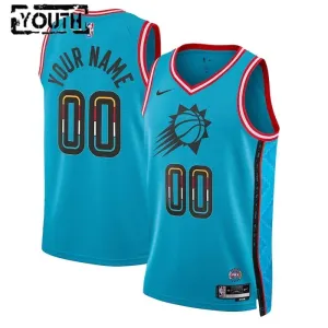 Maillot Enfant Phoenix Suns Personnalisé City Edition 2022-23 Bleu Swingman