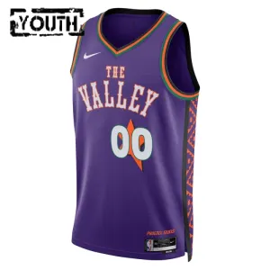 Maillot Enfant Phoenix Suns Personnalisé City Edition 2024-25 Violet Swingman