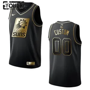 Maillot Enfant Phoenix Suns Personnalisé Golden Edition Noir Swingman Maillot Enfant Phoenix Suns Personnalisé Golden Edition Noir Swingman