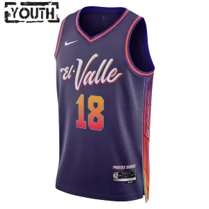 Maillot Enfant Phoenix Suns Yuta Watanabe City Edition 2023-24 Violet Swingman