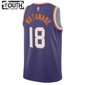Maillot Enfant Phoenix Suns Yuta Watanabe Icon Edition 2023-24 Violet Swingman