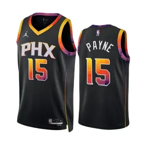 Maillot Homme Phoenix Suns Cameron Payne 15 Statement Edition Noir Swingman Maillot Homme Phoenix Suns Cameron Payne 15 Statement Edition Noir Swingman