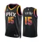 Maillot Homme Phoenix Suns Cameron Payne 15 Statement Edition Noir Swingman