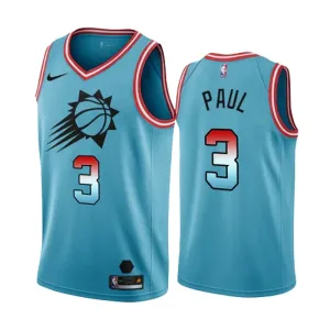 Maillot Homme Phoenix Suns Chris Paul 3 City Edition 2022-23 Bleu Swingman Maillot Homme Phoenix Suns Chris Paul 3 City Edition 2022-23 Bleu Swingman