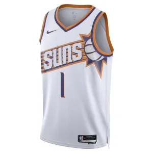 Maillot Homme Phoenix Suns Devin Booker Association Edition 2023-24 Blanc Swingman