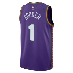 Maillot Homme Phoenix Suns Devin Booker City Edition 2024-25 Violet Swingman