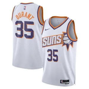 Maillot Homme Phoenix Suns Kevin Durant Association Edition 2023-24 Blanc Swingman