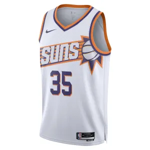 Maillot Homme Phoenix Suns Kevin Durant Association Edition 2023-24 Blanc Swingman