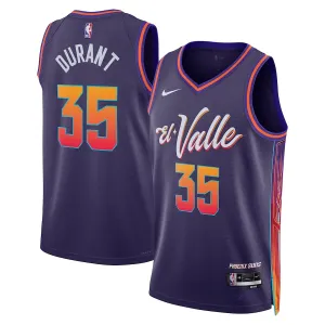 Maillot Homme Phoenix Suns Kevin Durant City Edition 2023-24 Violet Swingman